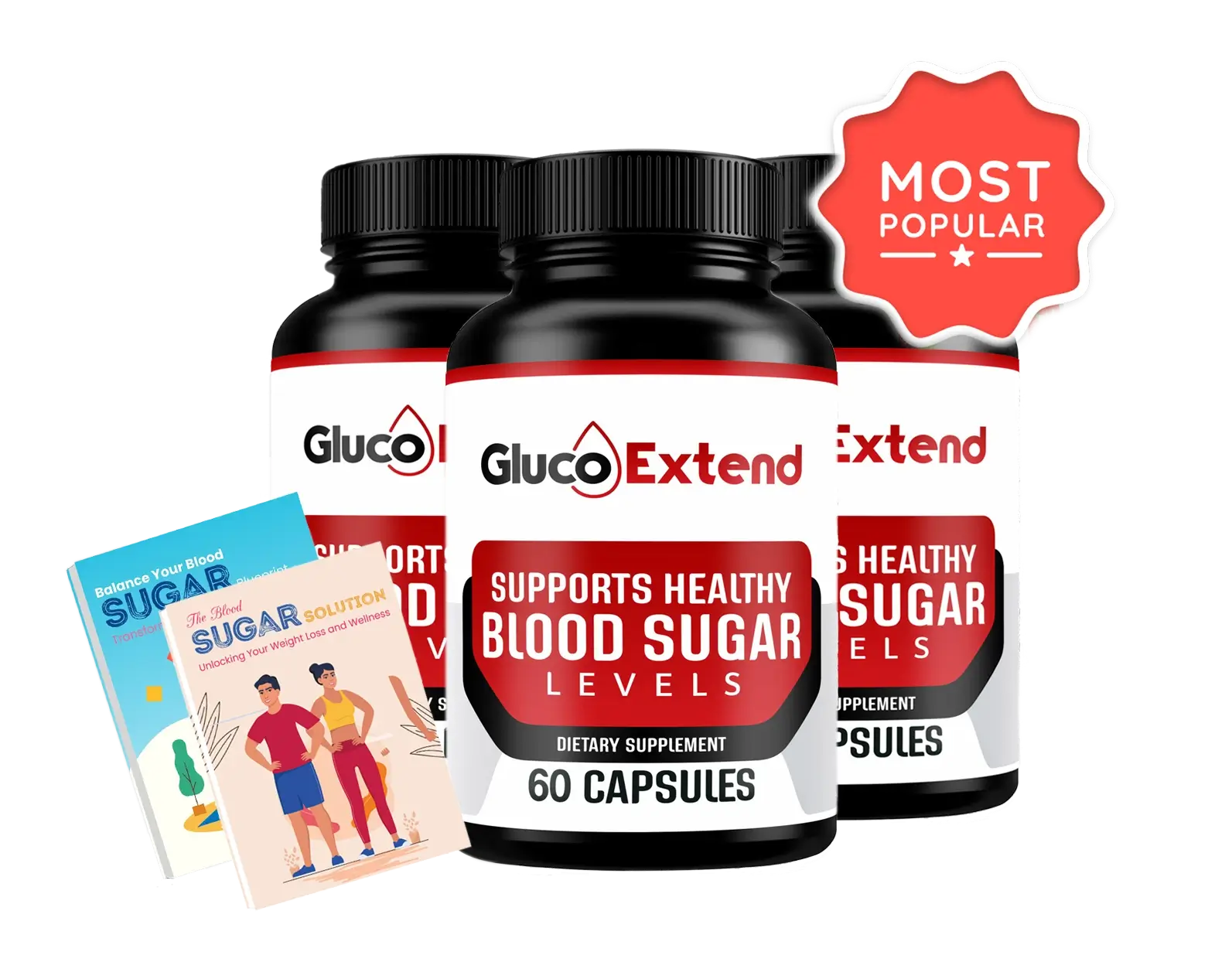 Gluco Extend - 3 bottles - image 